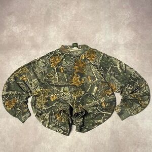 Vintage Realtree Cabelas Camo Long Sleeve Shirt